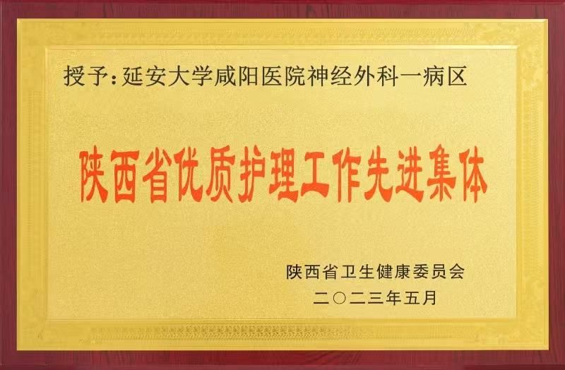 陜西省優(yōu)質(zhì)護(hù)理工作先進(jìn)集體